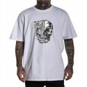 r.2XL T-SHIRT koszulka męska BIAŁA czaszka ornament