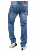 r.34 Spodnie męskie niebieskie JEANSOWE klasyczne DURAB