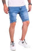 r.35 Krótkie SPODENKI proste jeansowe GRACE