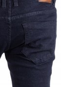 R 31 spodnie męskie jeansy slim granatowe