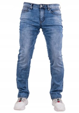 r.36 Spodnie męskie niebieskie JEANSOWE klasyczne DURAB