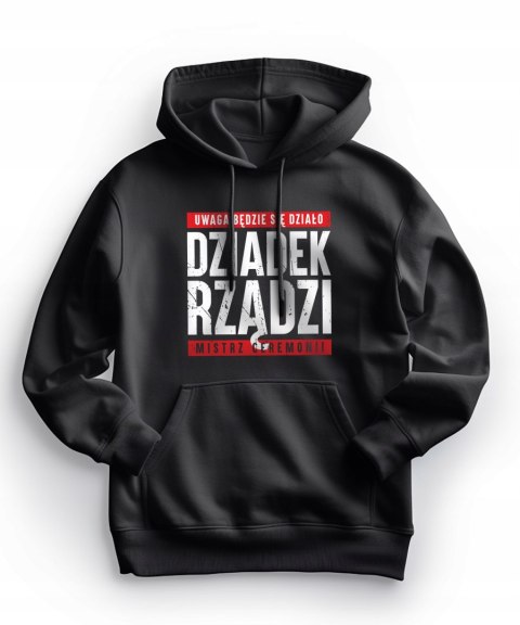 r.2XL Bluza DRESOWA z kapturem DZIADEK MISTRZ CEREMONII