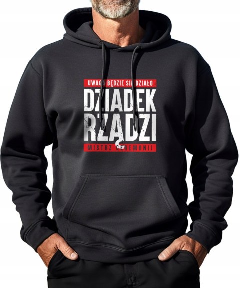 r.2XL Bluza DRESOWA z kapturem DZIADEK MISTRZ CEREMONII