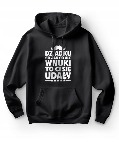 r.2XL Bluza DRESOWA z kapturem DZIADEK WNUKI CI SIĘ UDAŁY