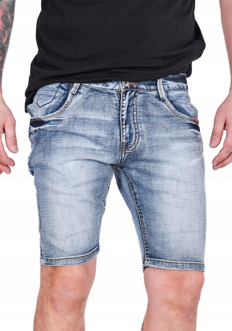 PAS 80 CM *krótkie jeansowe przed kolano R.30