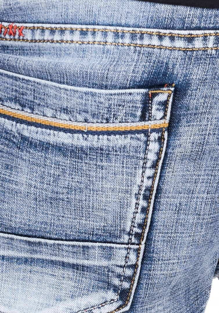 PAS 80 CM *krótkie jeansowe przed kolano R.30
