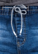 PAS 82 CM *krótkie jeansowe na gumce vintage R.31