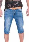 PAS 100 CM *krótkie jeansowe vintage R.37