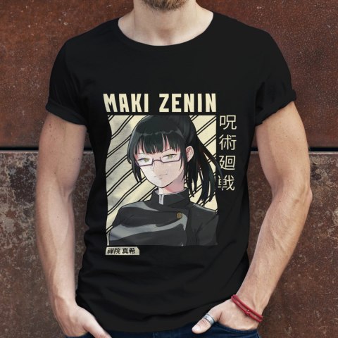 Koszulka męska czarna z nadrukiem " ANIME Jujutsu Kaisen"