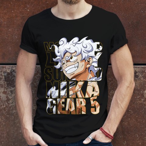 Koszulka męska czarna z nadrukiem " ANIME One Piece"