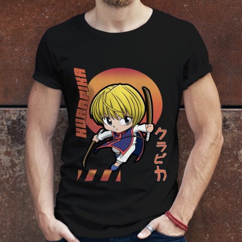 Koszulka męska czarna z nadrukiem " ANIME Hunter X Hunter"