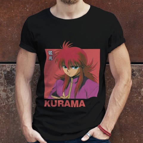 Koszulka męska czarna z nadrukiem " ANIME Yu Yu Hakusho"