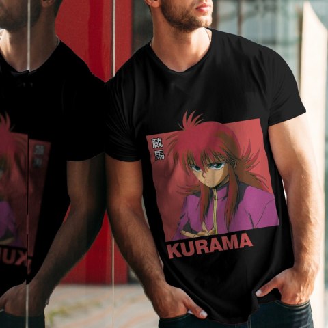 Koszulka męska czarna z nadrukiem " ANIME Yu Yu Hakusho"