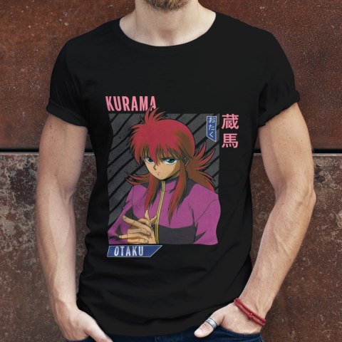 Koszulka męska czarna z nadrukiem " ANIME Yu Yu Hakusho"