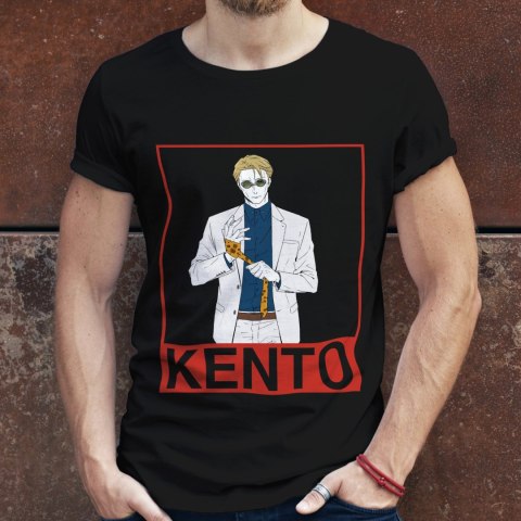 Koszulka męska czarna z nadrukiem " ANIME Kento Nanami"