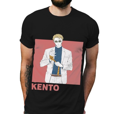 Koszulka męska czarna z nadrukiem " ANIME Kento Nanami"