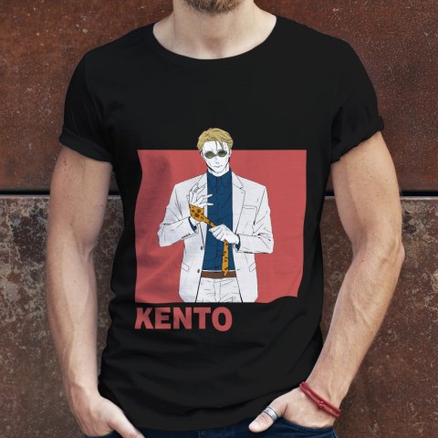 Koszulka męska czarna z nadrukiem " ANIME Kento Nanami"