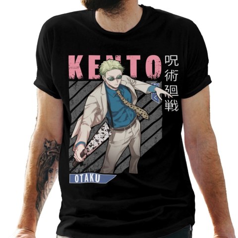 Koszulka męska czarna z nadrukiem " ANIME Kento Nanami"