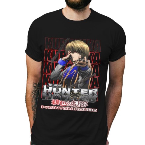 Koszulka męska czarna z nadrukiem " ANIME Hunter X Hunter"