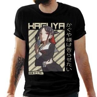 Koszulka męska czarna z nadrukiem " ANIME Kaguya"