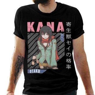 Koszulka męska czarna z nadrukiem " ANIME Kana"