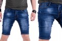 R.37 DONATO krótkie klasyczne jeans spodenki