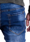 R.37 DONATO krótkie klasyczne jeans spodenki
