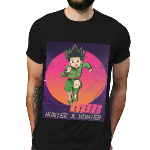 Koszulka męska czarna z nadrukiem " ANIME Hunter X Hunter"