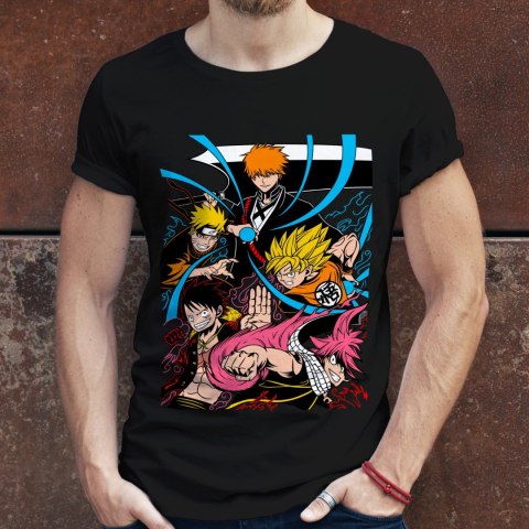 Koszulka męska czarna z nadrukiem " ANIME Dragon Ball Z"