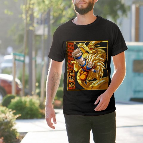 Koszulka męska czarna z nadrukiem " ANIME Dragon Ball Z"