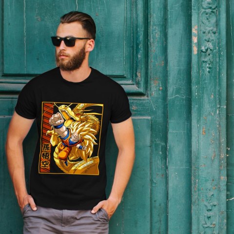 Koszulka męska czarna z nadrukiem " ANIME Dragon Ball Z"