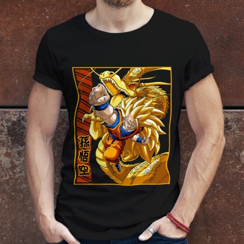 Koszulka męska czarna z nadrukiem " ANIME Dragon Ball Z"