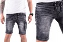 R.26 Spodenki męskie krótkie bojówki jeans Ignazio