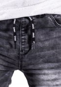 R.26 Spodenki męskie krótkie bojówki jeans Ignazio