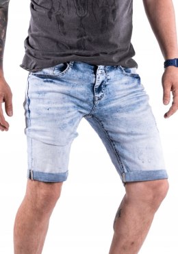 R.29 Spodenki krótkie jeansowe mankiety Ezio