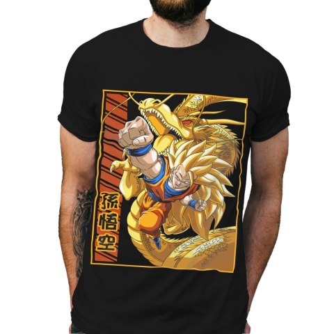 Koszulka męska czarna z nadrukiem " ANIME Dragon Ball Z"