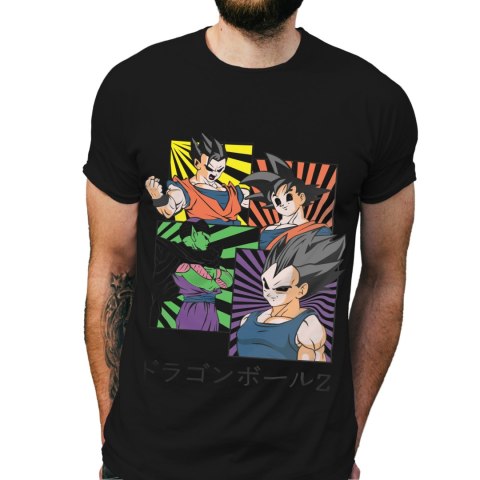 Koszulka męska czarna z nadrukiem " ANIME Dragon Ball Z"