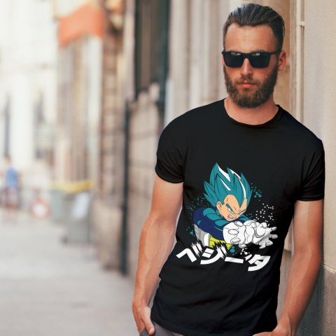 Koszulka męska czarna z nadrukiem " ANIME Dragon Ball Z"