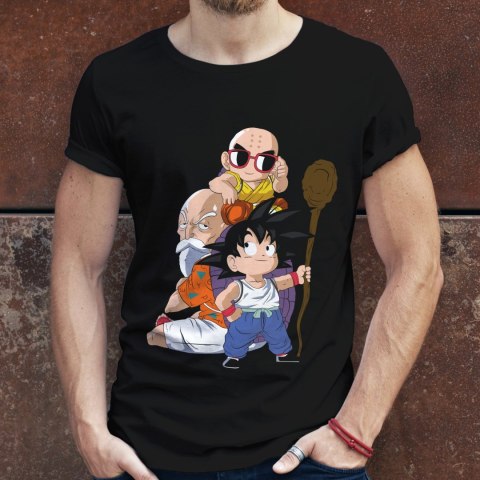 Koszulka męska czarna z nadrukiem " ANIME Dragon Ball Z"