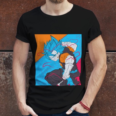 Koszulka męska czarna z nadrukiem " ANIME Dragon Ball Z"