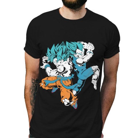 Koszulka męska czarna z nadrukiem " ANIME Dragon Ball Z"