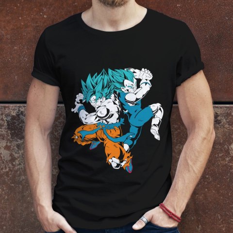 Koszulka męska czarna z nadrukiem " ANIME Dragon Ball Z"