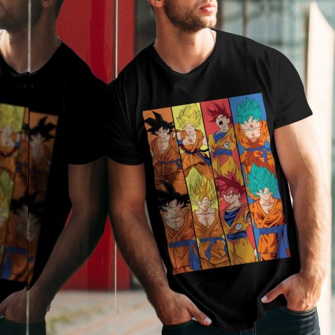 Koszulka męska czarna z nadrukiem " ANIME Dragon Ball Z"