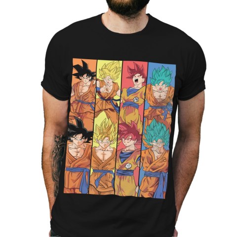 Koszulka męska czarna z nadrukiem " ANIME Dragon Ball Z"