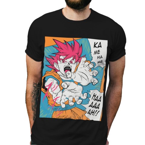 Koszulka męska czarna z nadrukiem " ANIME Dragon Ball Z"