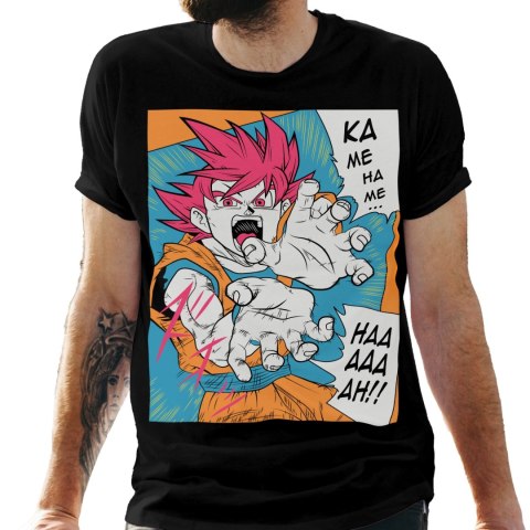 Koszulka męska czarna z nadrukiem " ANIME Dragon Ball Z"