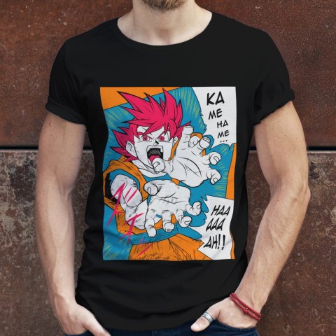 Koszulka męska czarna z nadrukiem " ANIME Dragon Ball Z"