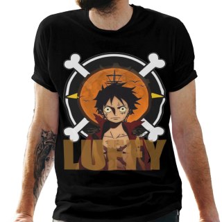 Koszulka męska czarna z nadrukiem " ANIME One Piece"