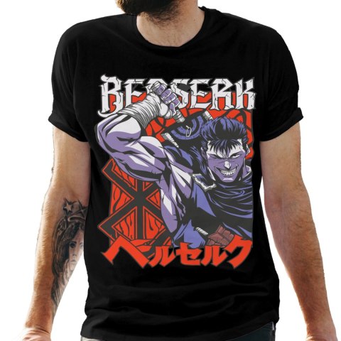 Koszulka męska czarna z nadrukiem " ANIME Berserk"