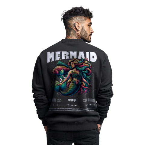 Bluza męska bez kaptura z nadrukiem na plecach "Mermaid"